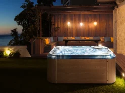 Wanna ogrodowa z hydromasażem LED TULAROSA Niebieski