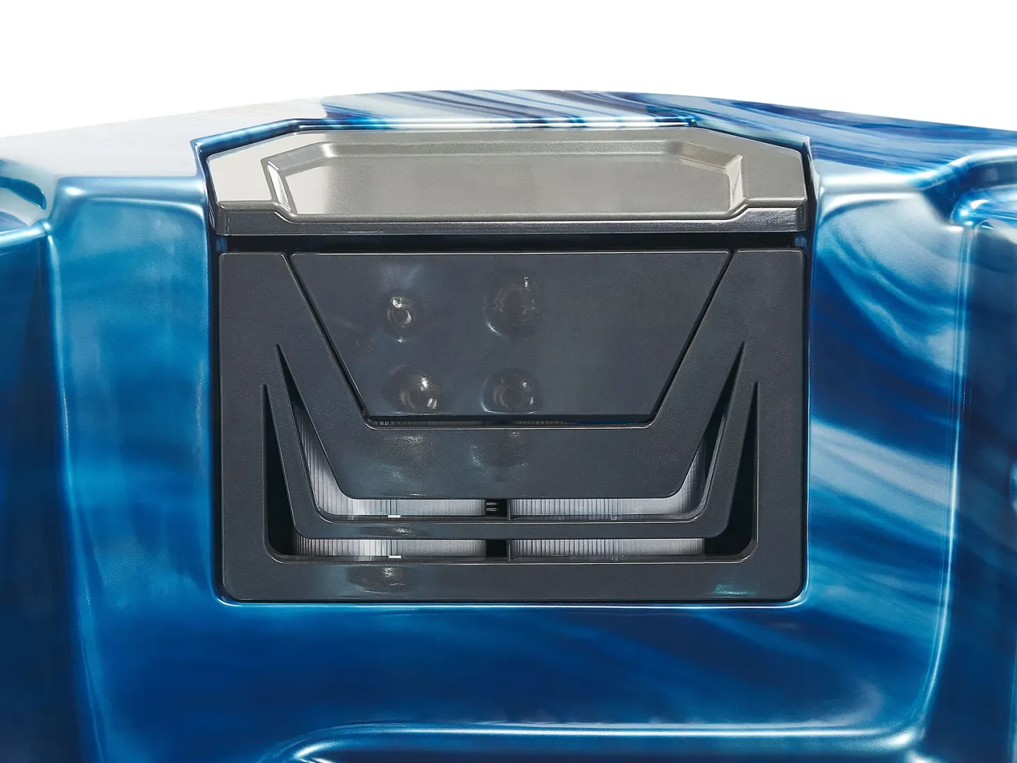 Wanna ogrodowa z hydromasażem LED TULAROSA Niebieski