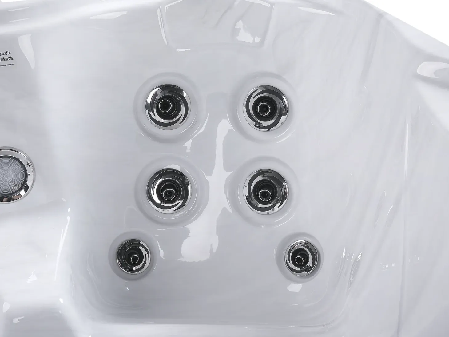 Wanna ogrodowa z hydromasażem LED ARCELIA Biały