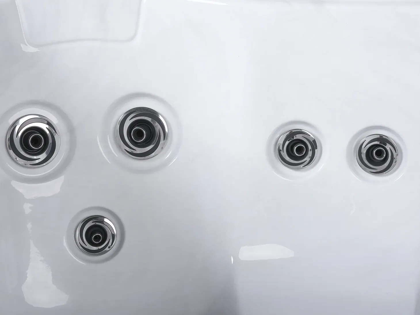 Wanna ogrodowa z hydromasażem LED ARCELIA Biały