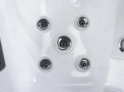 Wanna ogrodowa z hydromasażem LED ARCELIA Biały