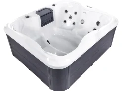 Wanna ogrodowa z hydromasażem LED ARCELIA Biały