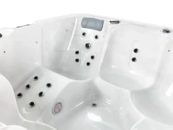 Wanna ogrodowa z hydromasażem LED CALIMA Biały