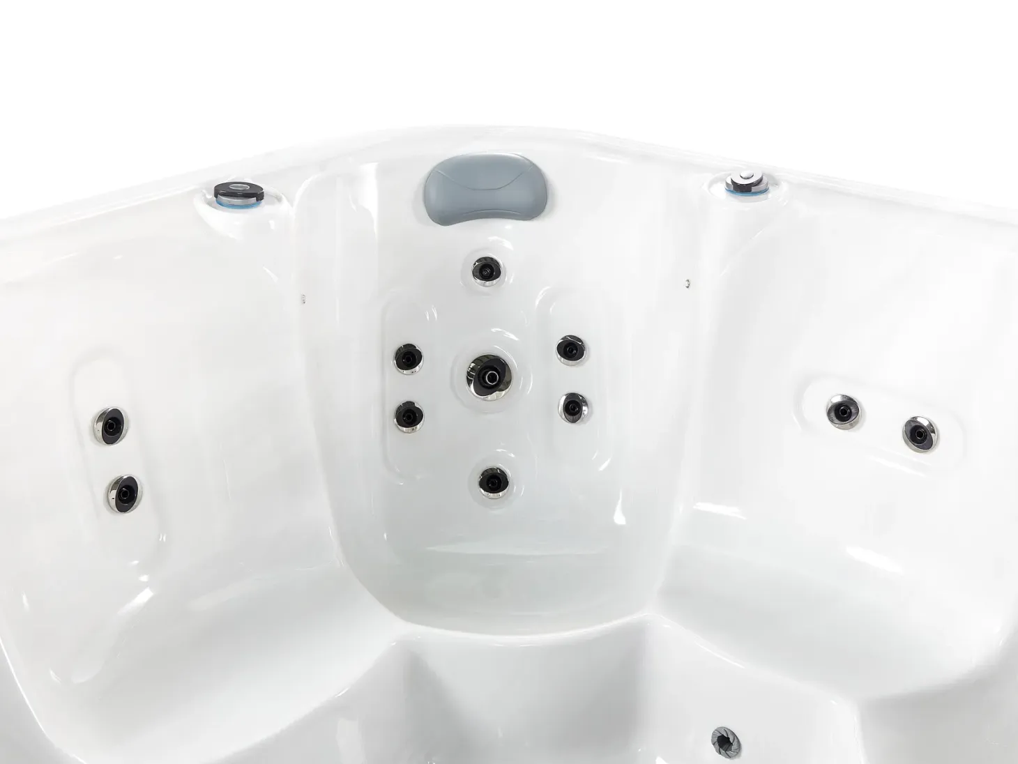 Wanna ogrodowa z hydromasażem LED CALIMA Biały