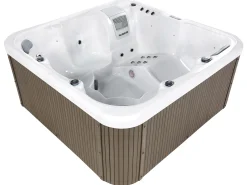 Wanna ogrodowa z hydromasażem LED CALIMA Biały