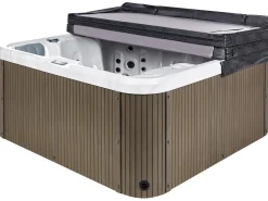 Wanna ogrodowa z hydromasażem LED CALIMA Biały