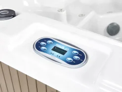 Wanna ogrodowa z hydromasażem LED VILLARRICA Biały