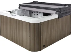 Wanna ogrodowa z hydromasażem LED VILLARRICA Biały