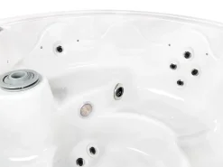 Wanna ogrodowa z hydromasażem LED MARFIL Brązowy