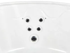 Wanna ogrodowa z hydromasażem LED MARFIL Brązowy