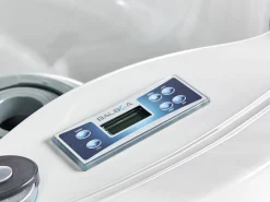 Wanna ogrodowa z hydromasażem LED MARFIL Brązowy
