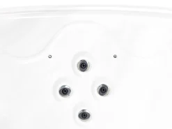 Wanna ogrodowa z hydromasażem LED MARFIL Brązowy