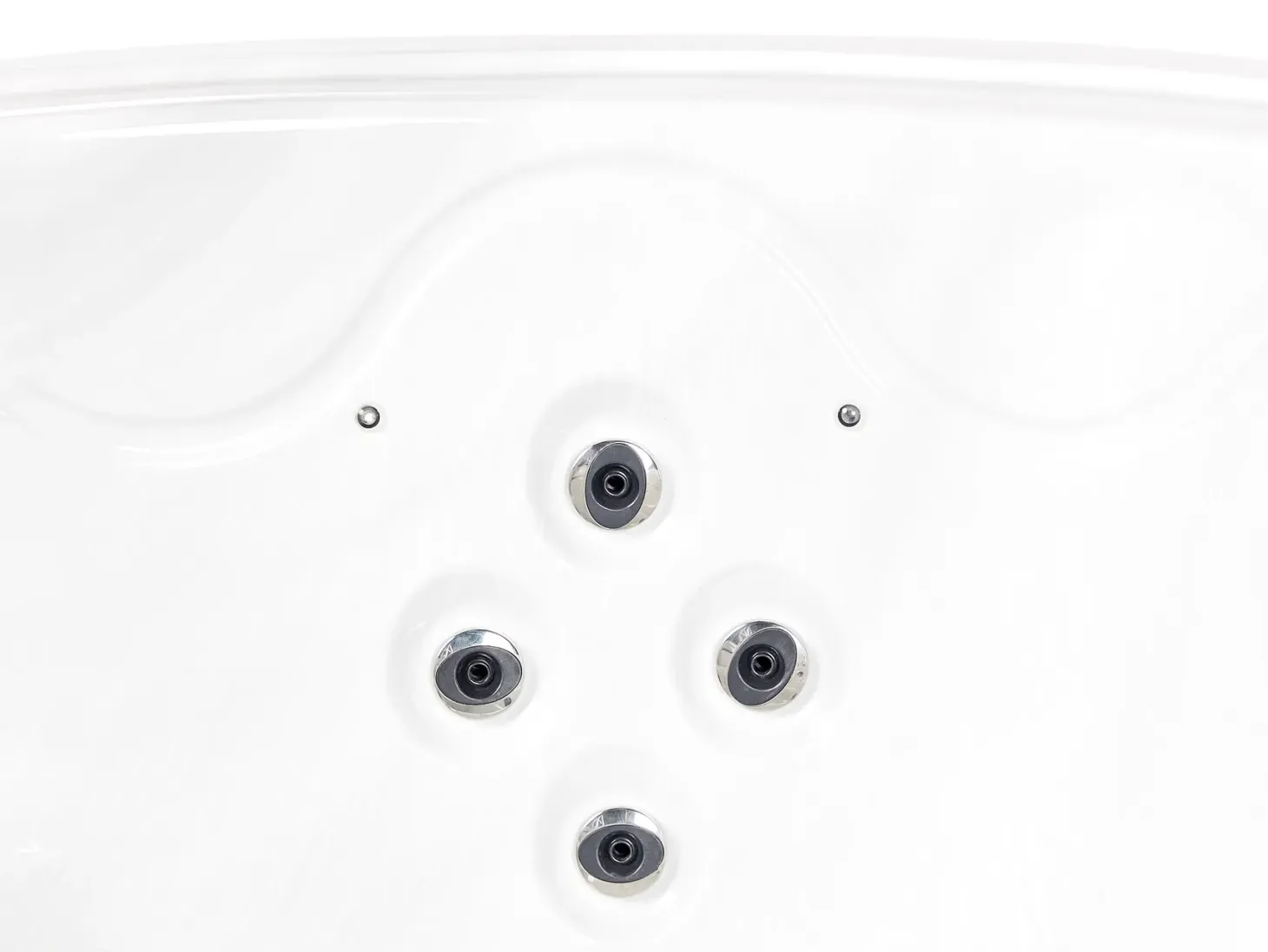 Wanna ogrodowa z hydromasażem LED MARFIL Brązowy