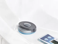 Wanna ogrodowa z hydromasażem LED MARFIL Brązowy