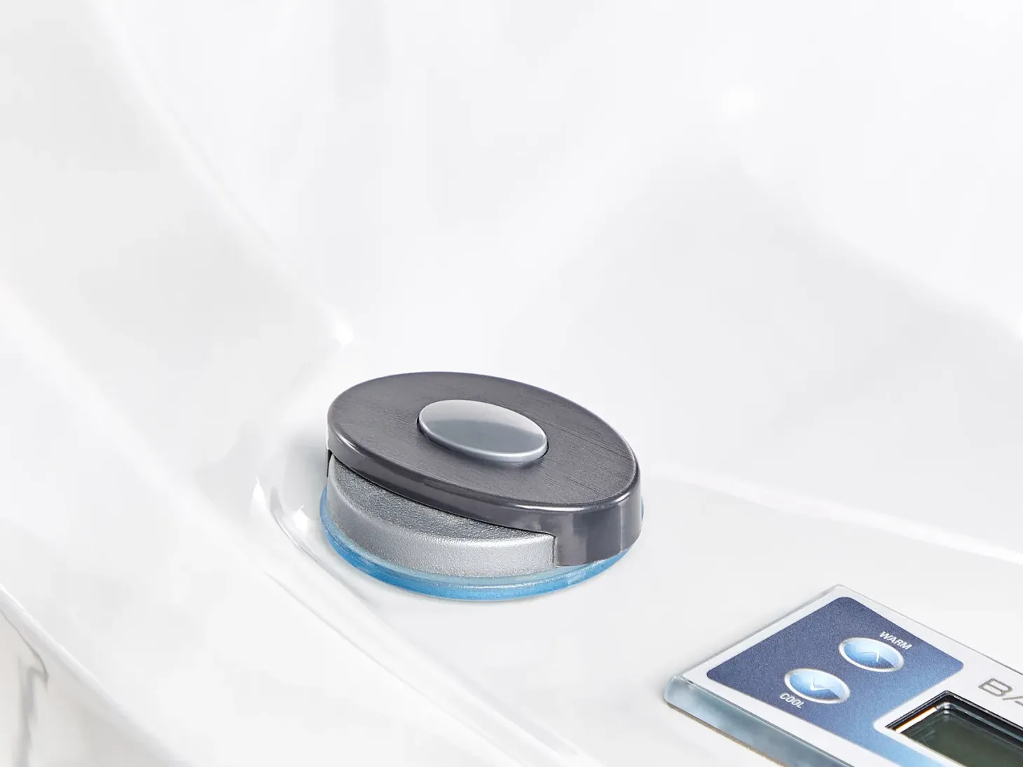 Wanna ogrodowa z hydromasażem LED MARFIL Brązowy