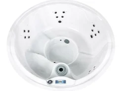 Wanna ogrodowa z hydromasażem LED MARFIL Brązowy