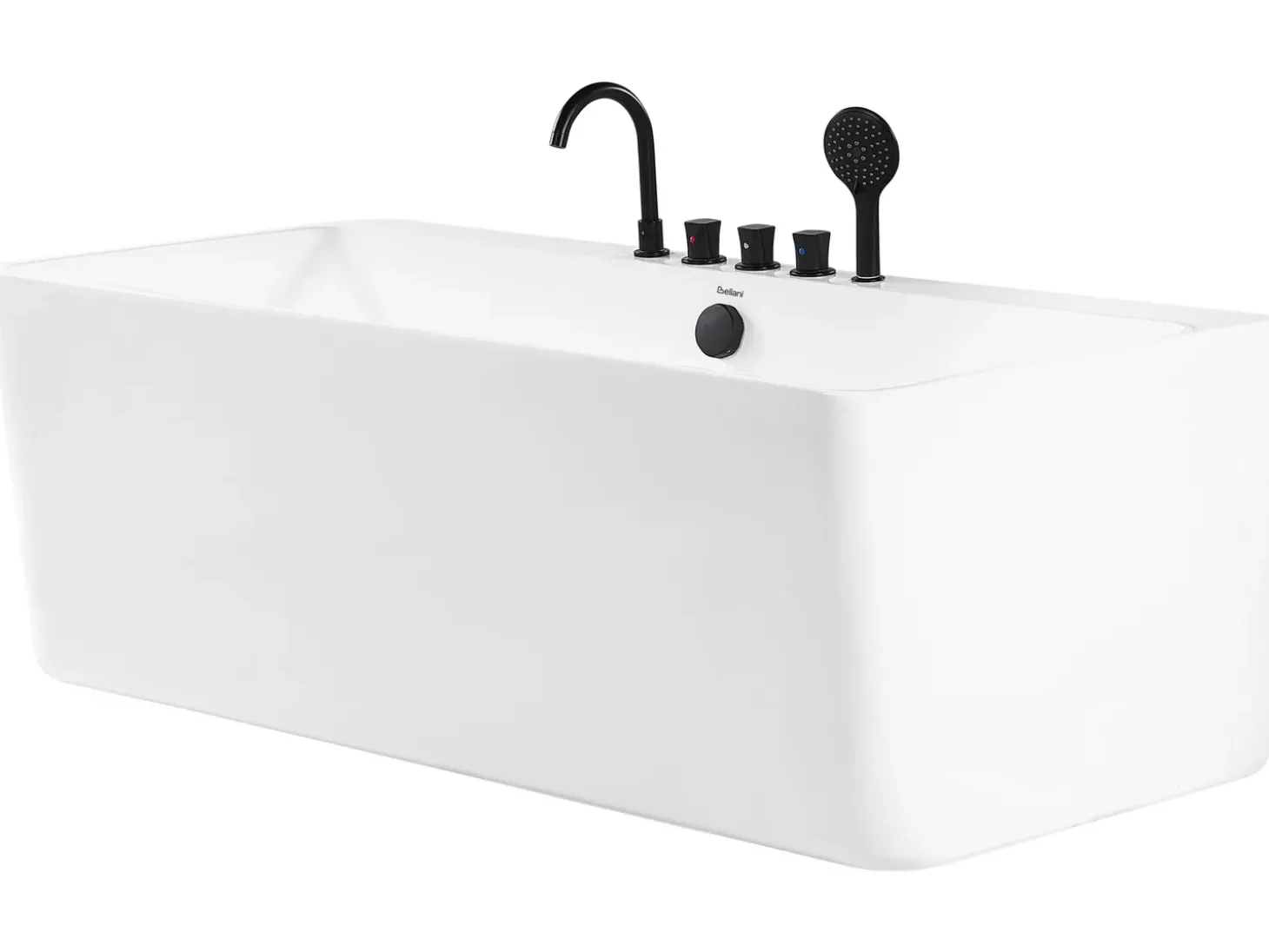 Clearance Wanna QUATRE 170 x 75 cm Biały Wanny Przyścienne|Wszystkie Wanny