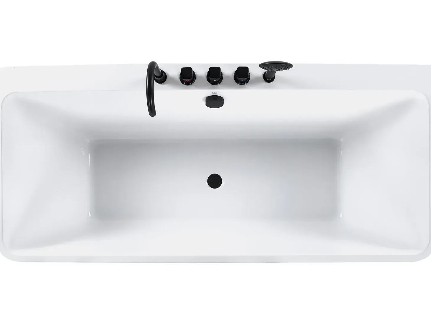 Clearance Wanna QUATRE 170 x 75 cm Biały Wanny Przyścienne|Wszystkie Wanny