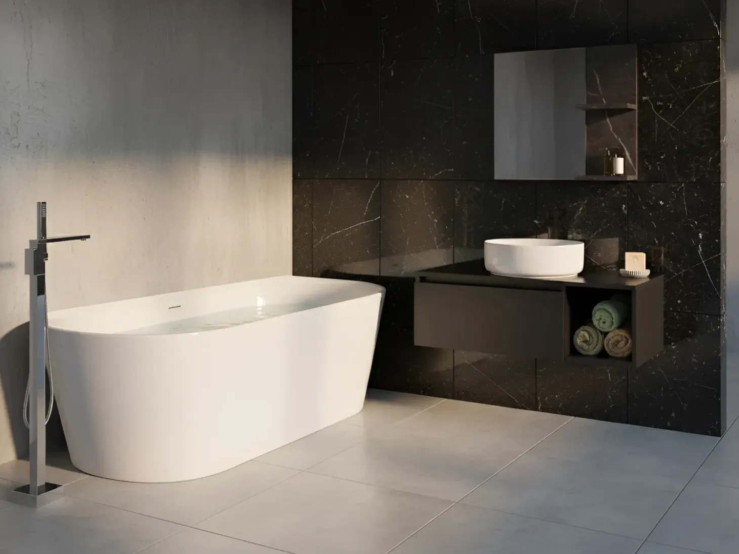 Outlet Wanna RENACA 170 x 79 cm Wanny Przyścienne|Wszystkie Wanny
