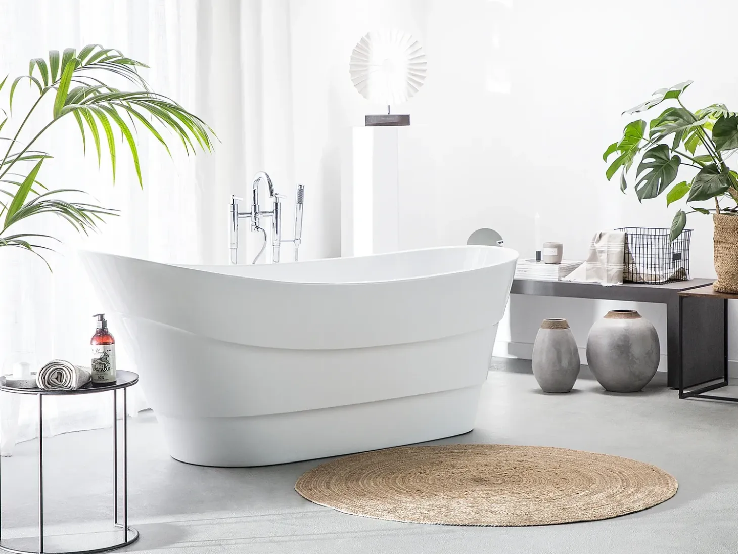 Outlet Wanna wolnostojąca BUENAVISTA 170 x 73 cm Wanny Wolnostojące|Wszystkie Wanny