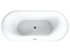 New Wanna wolnostojąca CARRERA 150 x 75 cm Czarny Wanny Wolnostojące|Wszystkie Wanny