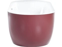 Clearance Wanna wolnostojąca CARRERA 170 x 80 cm Burgundowy Wanny Wolnostojące|Wszystkie Wanny