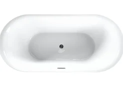 Clearance Wanna wolnostojąca CARRERA 170 x 80 cm Burgundowy Wanny Wolnostojące|Wszystkie Wanny
