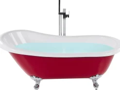 Best Wanna wolnostojąca CAYMAN 153 x 77 cm Czerwony Wanny Wolnostojące|Wszystkie Wanny