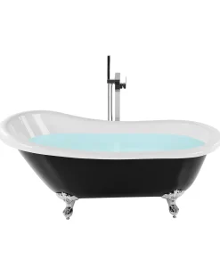 Best Wanna wolnostojąca CAYMAN 170 x 76 cm Czarny/ biały Wanny Wolnostojące|Wszystkie Wanny