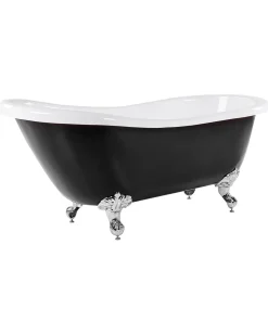 Best Wanna wolnostojąca CAYMAN 170 x 76 cm Czarny/ biały Wanny Wolnostojące|Wszystkie Wanny