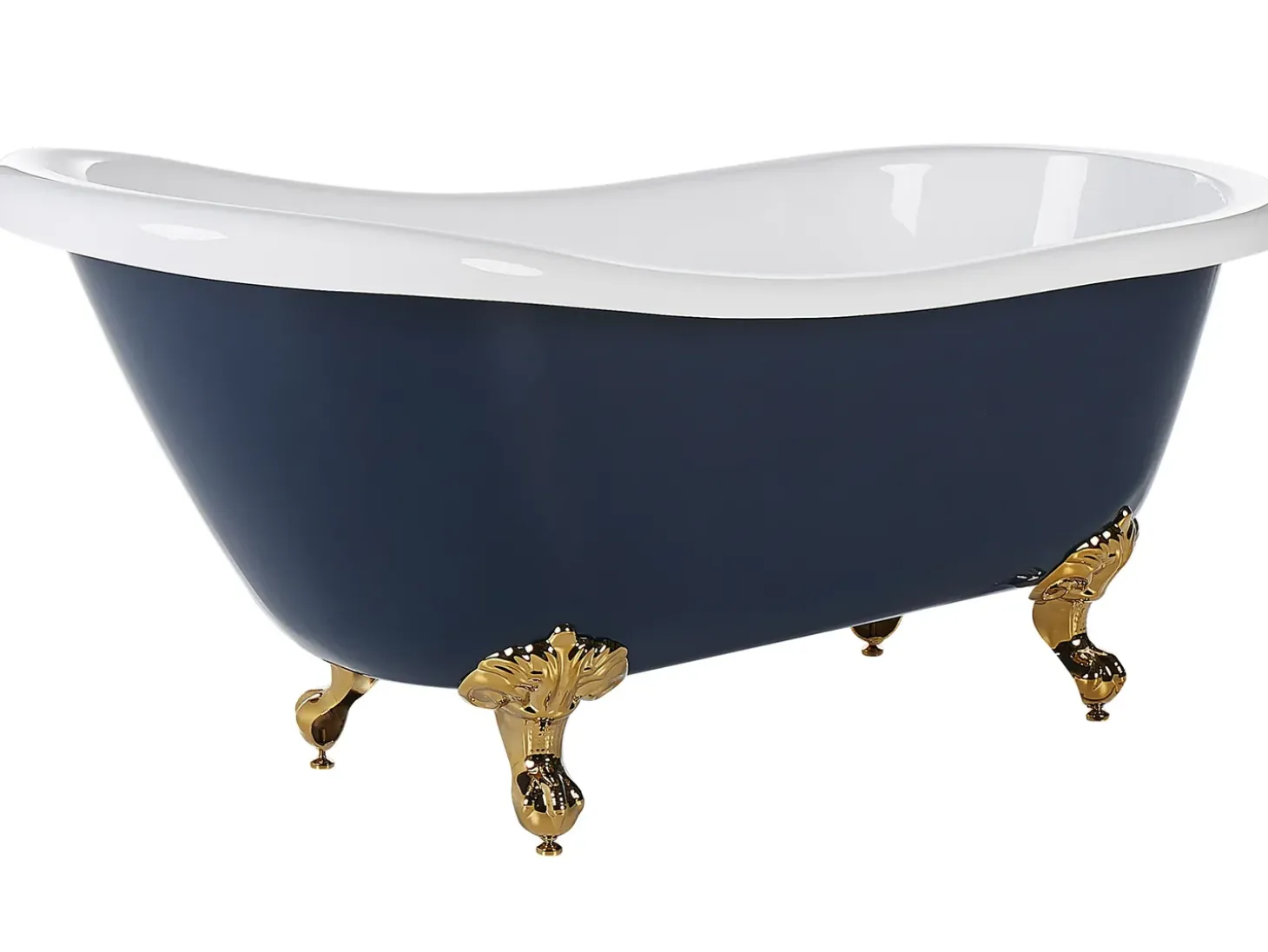 New Wanna wolnostojąca CAYMAN 170 x 76 cm Niebieski Wanny Wolnostojące|Wszystkie Wanny
