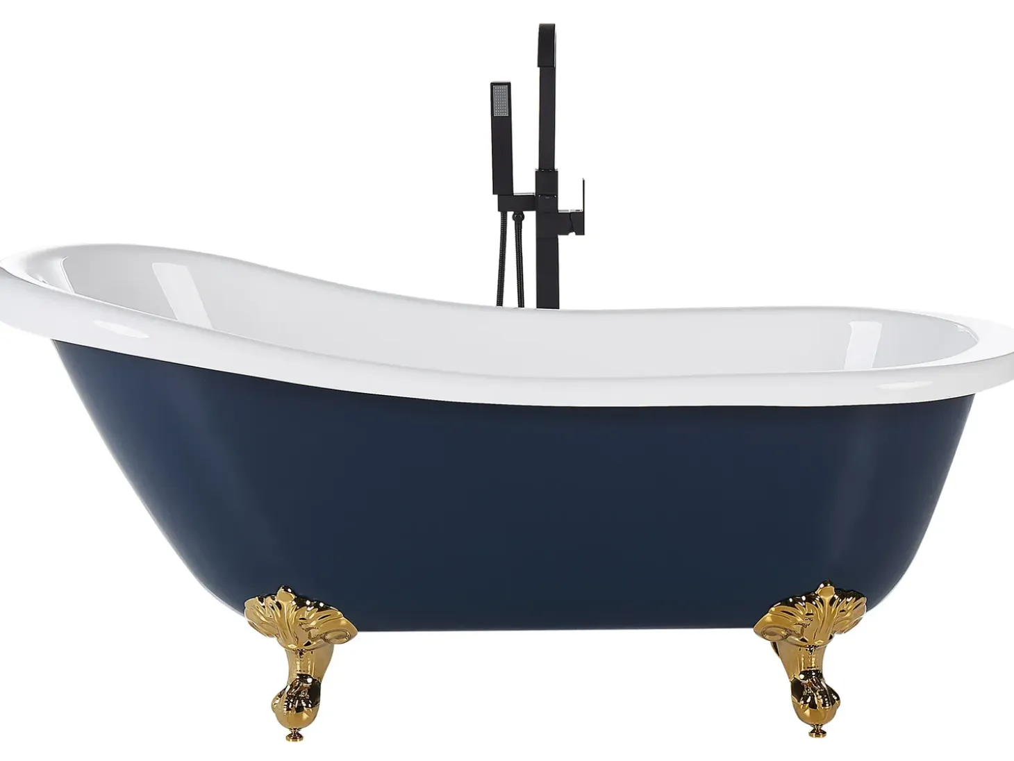 New Wanna wolnostojąca CAYMAN 170 x 76 cm Niebieski Wanny Wolnostojące|Wszystkie Wanny