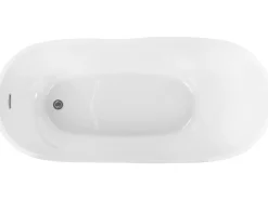 Outlet Wanna wolnostojąca DULCINA 170 x 80 cm Biały Wanny Wolnostojące|Wszystkie Wanny