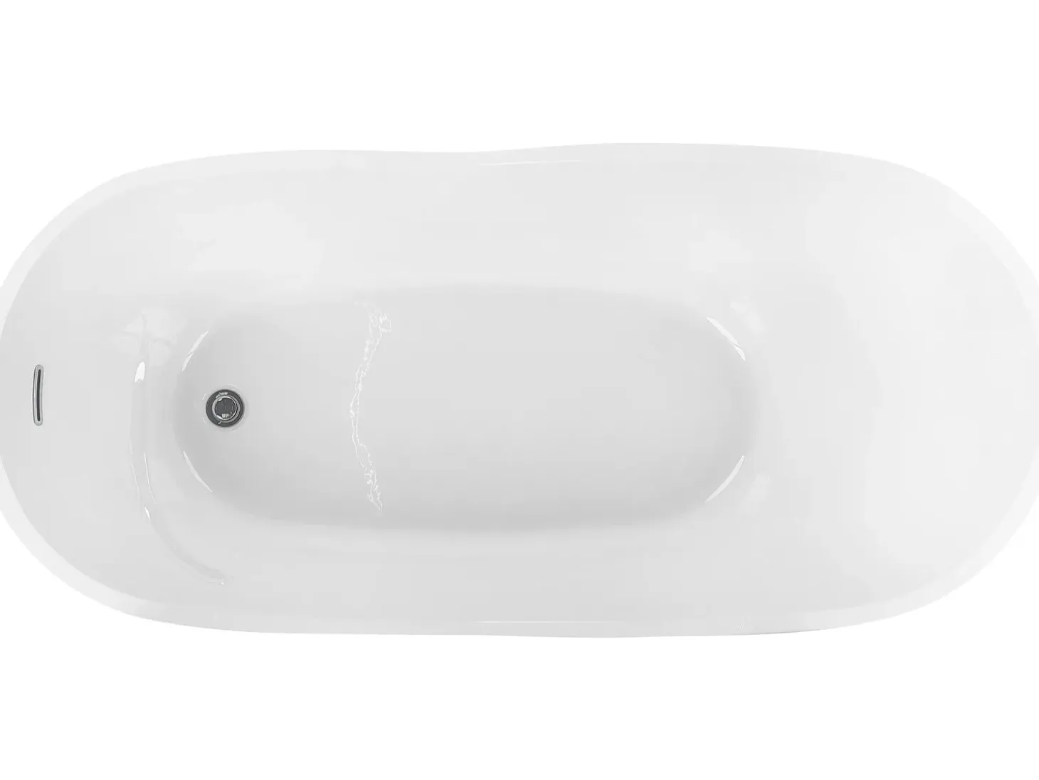 Outlet Wanna wolnostojąca DULCINA 170 x 80 cm Biały Wanny Wolnostojące|Wszystkie Wanny