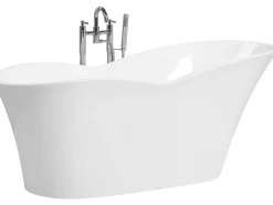 Outlet Wanna wolnostojąca DULCINA 170 x 80 cm Biały Wanny Wolnostojące|Wszystkie Wanny