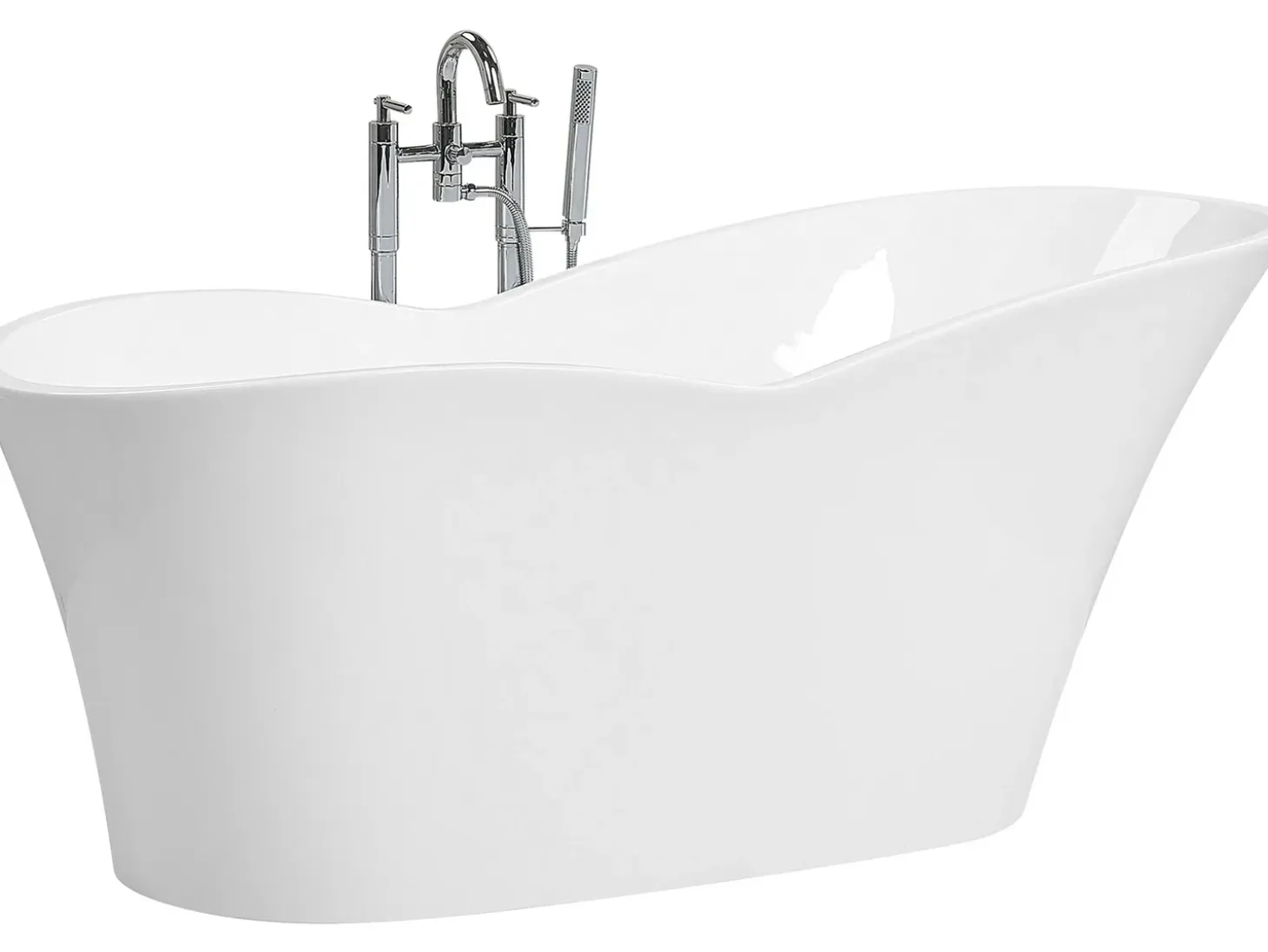Outlet Wanna wolnostojąca DULCINA 170 x 80 cm Biały Wanny Wolnostojące|Wszystkie Wanny