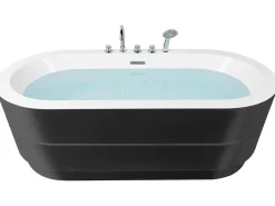 Discount EMPRESA Z armaturą 170 x 80 cm Czarny Wanny Wolnostojące|Wszystkie Wanny