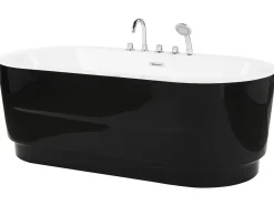 Discount EMPRESA Z armaturą 170 x 80 cm Czarny Wanny Wolnostojące|Wszystkie Wanny