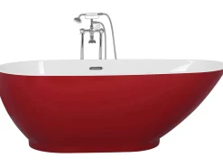 Clearance Wanna wolnostojąca GUIANA 173 x 82 cm Czerwony Wanny Wolnostojące|Wszystkie Wanny