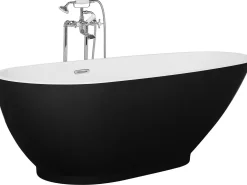Sale Wanna wolnostojąca GUIANA 173 x 82 cm Czarny/ biały Wanny Wolnostojące|Wszystkie Wanny