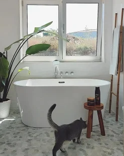 Best Wanna wolnostojąca HAVANA 150 x 75 cm Biały Wanny Wolnostojące|Wszystkie Wanny