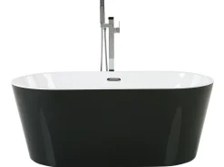 Outlet Wanna wolnostojąca HAVANA 150 x 75 cm Czarny/ biały Wanny Wolnostojące|Wszystkie Wanny