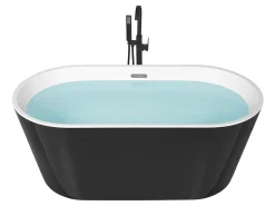 Outlet Wanna wolnostojąca HAVANA 150 x 75 cm Czarny/ biały Wanny Wolnostojące|Wszystkie Wanny