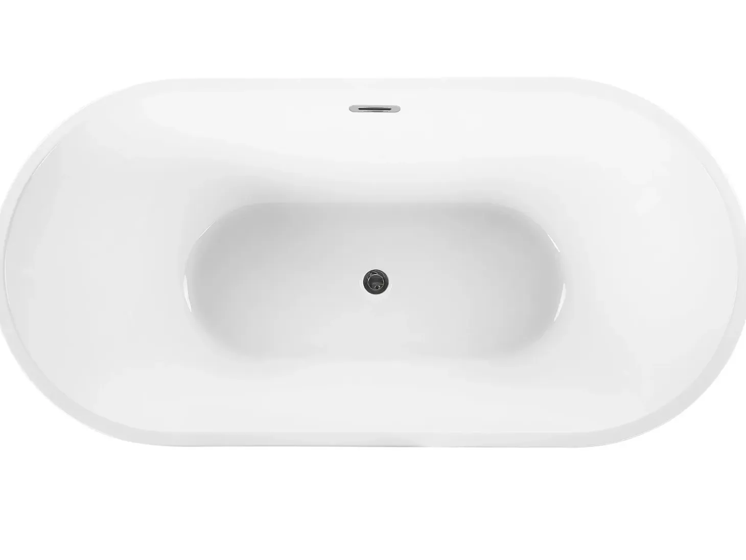 Outlet Wanna wolnostojąca HAVANA 150 x 75 cm Czarny/ biały Wanny Wolnostojące|Wszystkie Wanny
