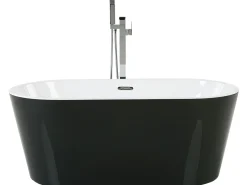 Best Wanna wolnostojąca HAVANA 170 x 73 cm Czarny/ biały Wanny Wolnostojące|Wszystkie Wanny