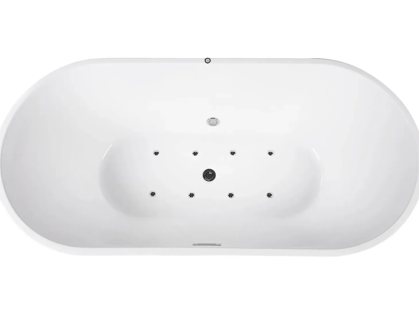 Clearance HAVANA 170 x 80 cm Biały Wanny Wolnostojące|Wanny Z Hydromasażem