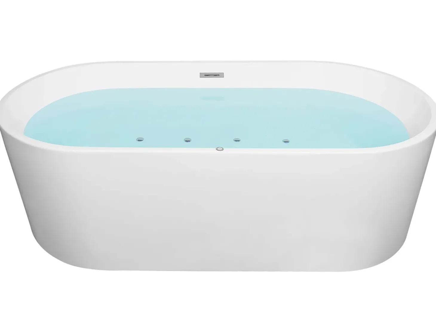 Clearance HAVANA 170 x 80 cm Biały Wanny Wolnostojące|Wanny Z Hydromasażem