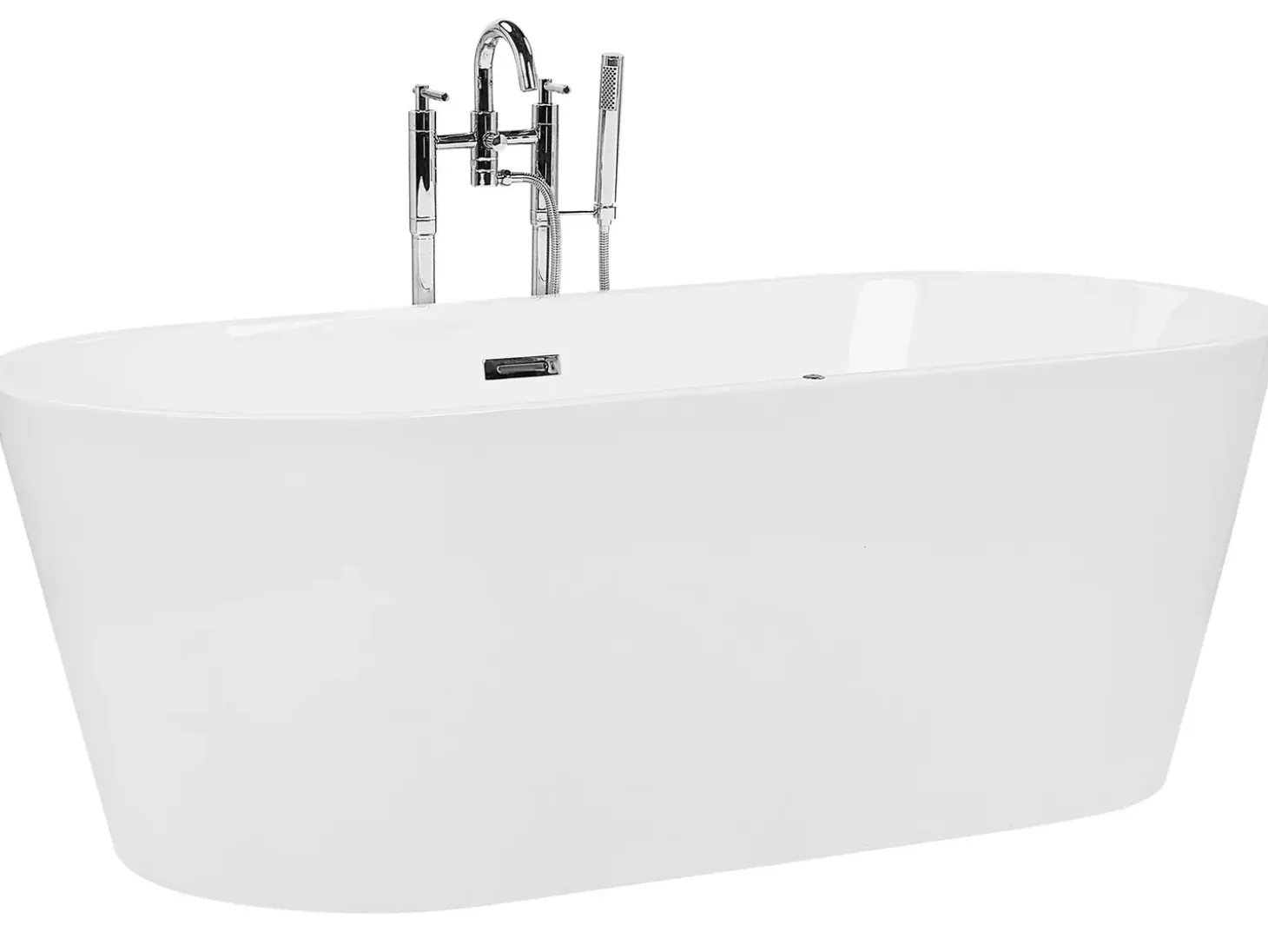 Clearance HAVANA 170 x 80 cm Biały Wanny Wolnostojące|Wanny Z Hydromasażem