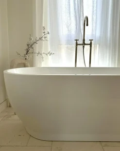 Best Wanna wolnostojąca LEVERA 170 x 78 cm Biały Wanny Wolnostojące|Wszystkie Wanny