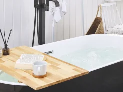 Sale Wanna wolnostojąca NEVIS 150 x 75 cm Czarny Wanny Wolnostojące|Wszystkie Wanny